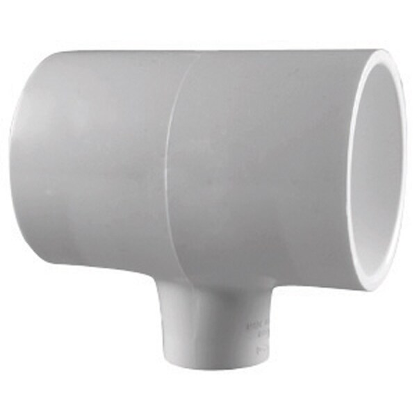 Charlotte Pipe And Foundry Charlotte Pipe Schedule 40 1-1/2 in. Slip X 1-1/2 in. D Slip PVC Reducing Tee 1 pk PVC 02400 5900 - main